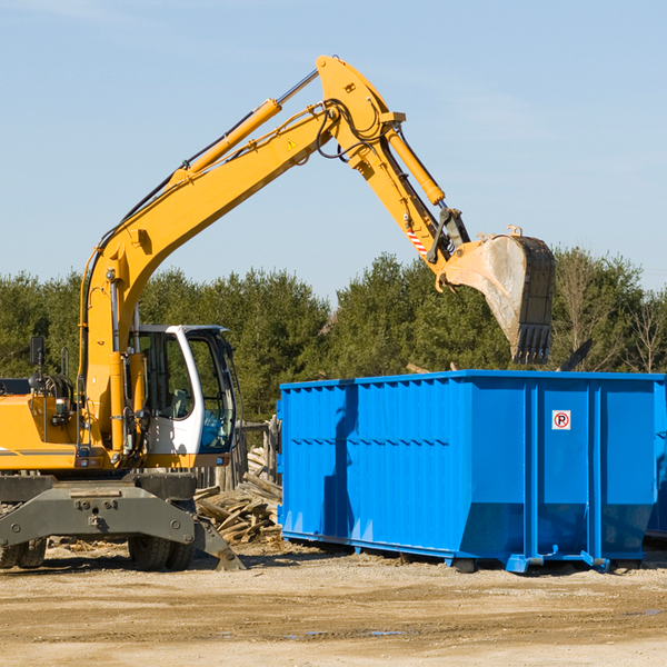 can i choose the location where the residential dumpster will be placed in Prudenville Michigan